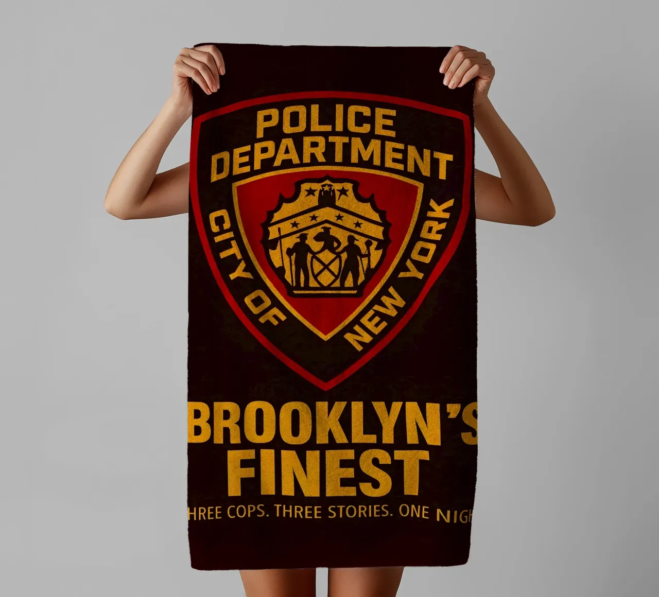 Brooklyn’s Finest Print asciugamano da bagno da MoviesArt