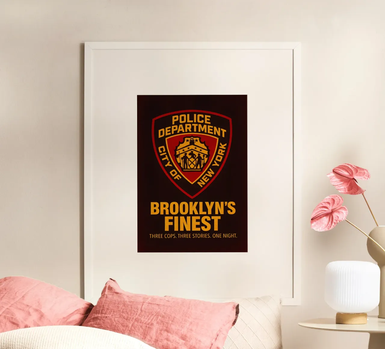 Brooklyn’s Finest Print poster con telaio in legno da MoviesArt