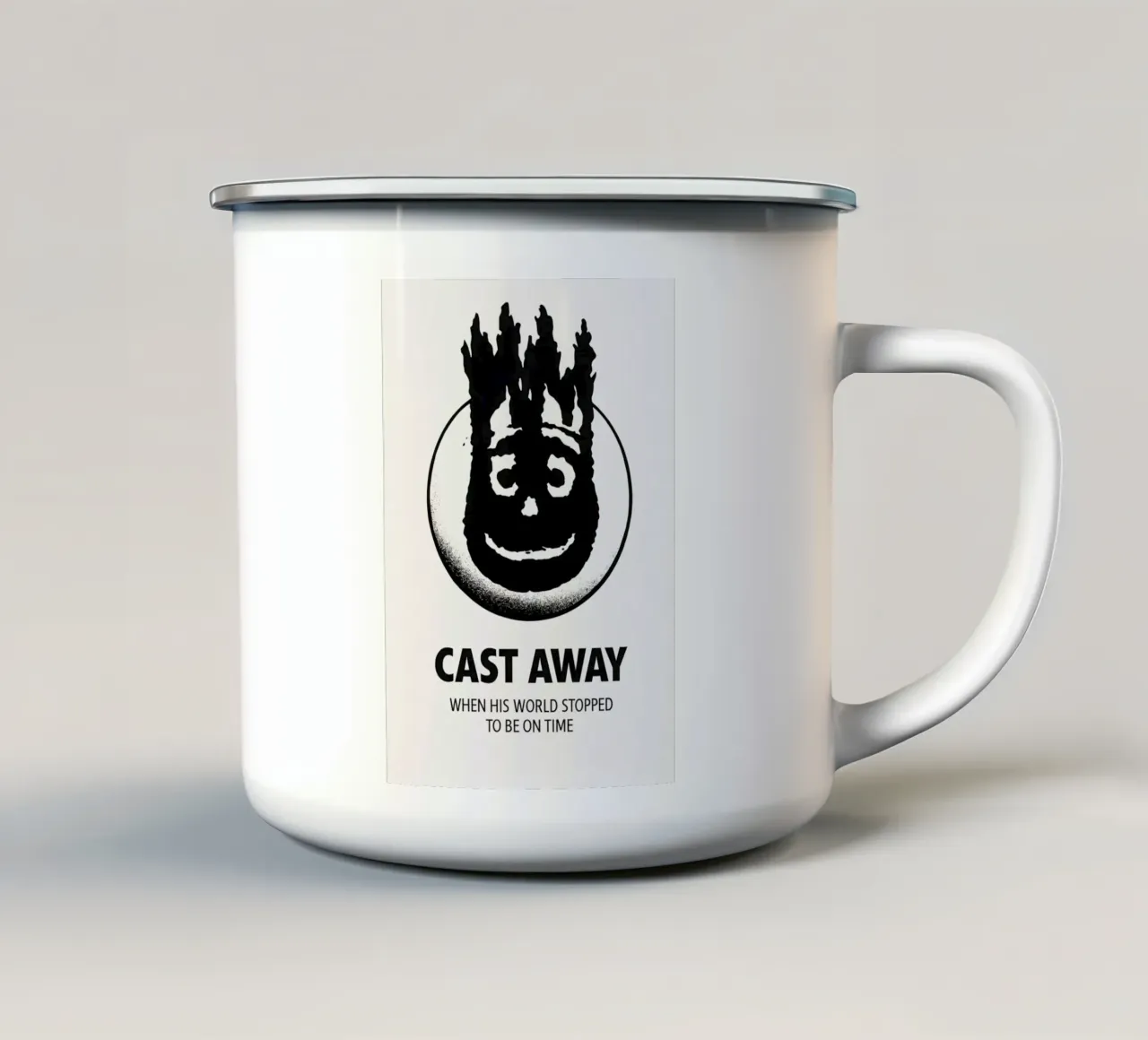 Cast Away Print tazza in smalto da MoviesArt