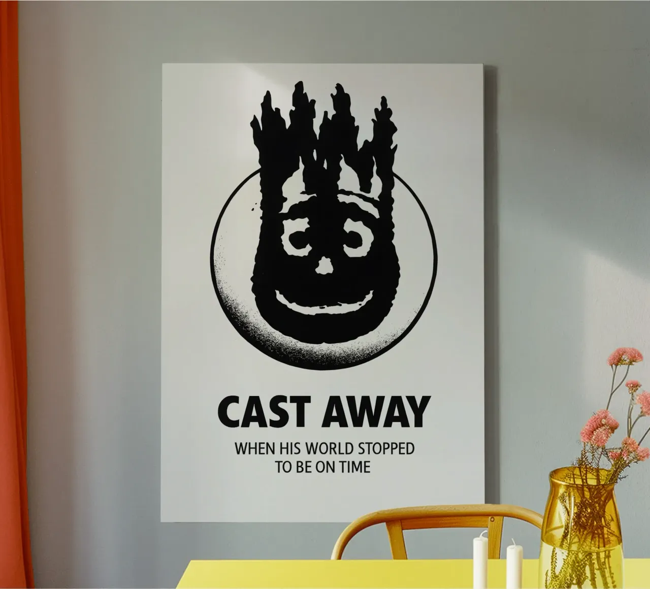 Cast Away Print tela con Cornice a cassetta da MoviesArt