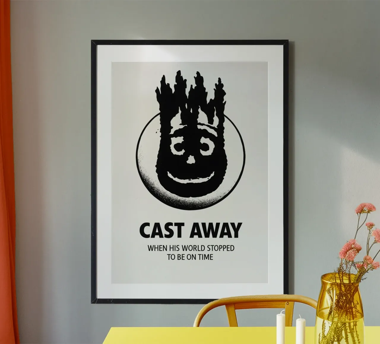 Cast Away Print poster con telaio in plastica da MoviesArt