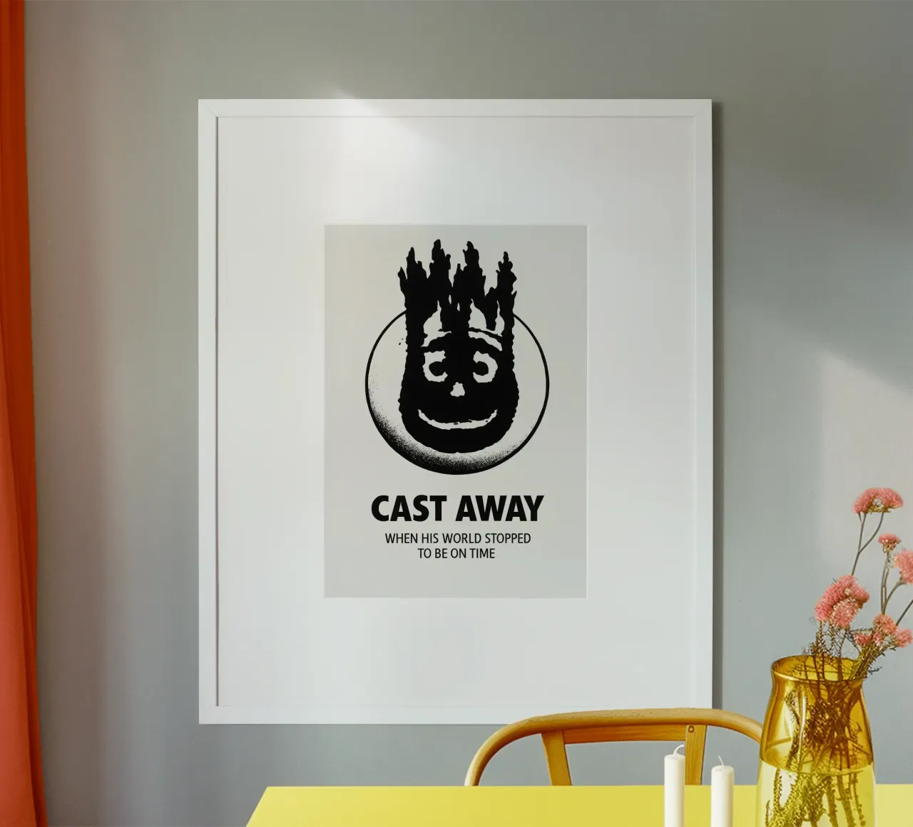 Cast Away Print poster con telaio in plastica da MoviesArt