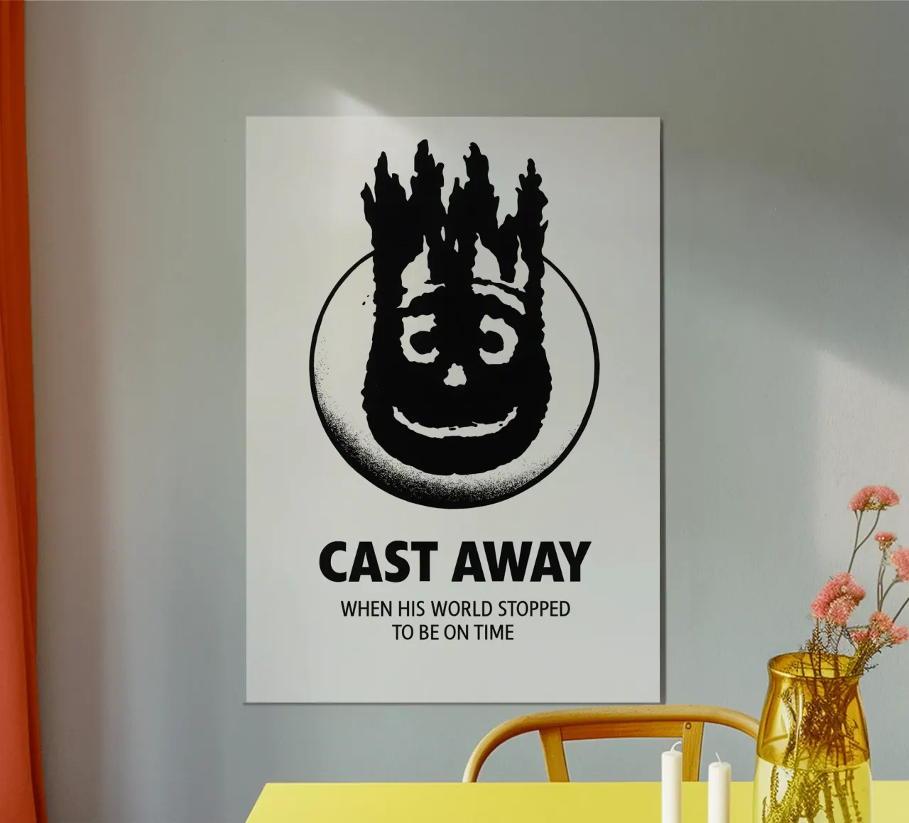 Cast Away Print poster con telaio in plastica da MoviesArt