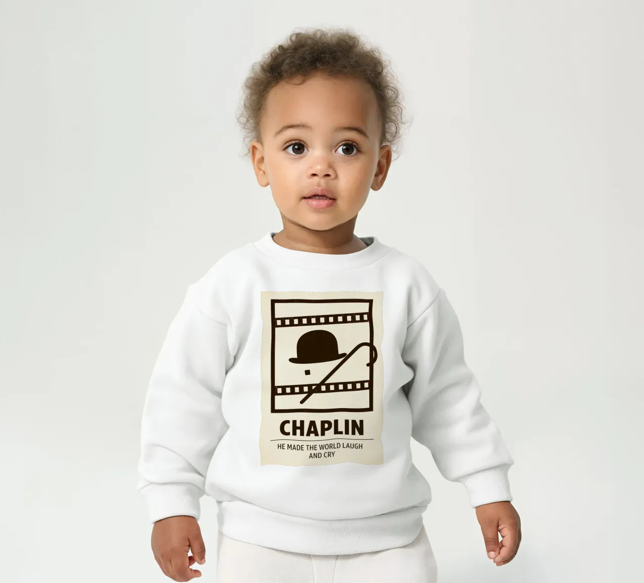Chaplin Print felpa neonato da MoviesArt
