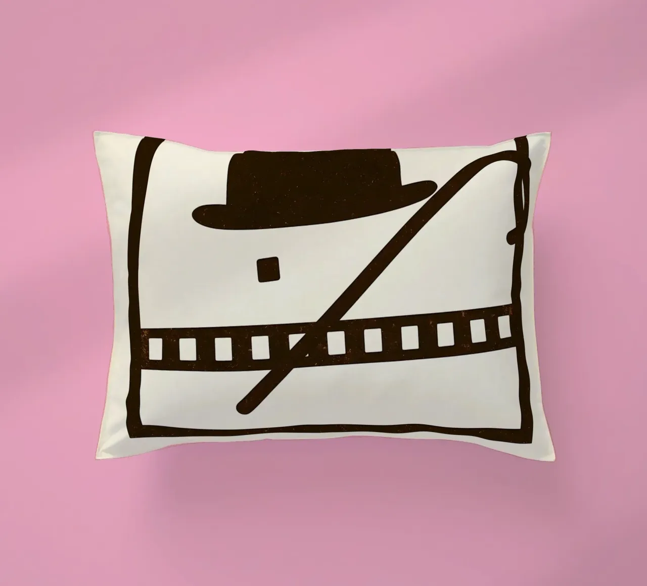 Chaplin Print cuscino da MoviesArt