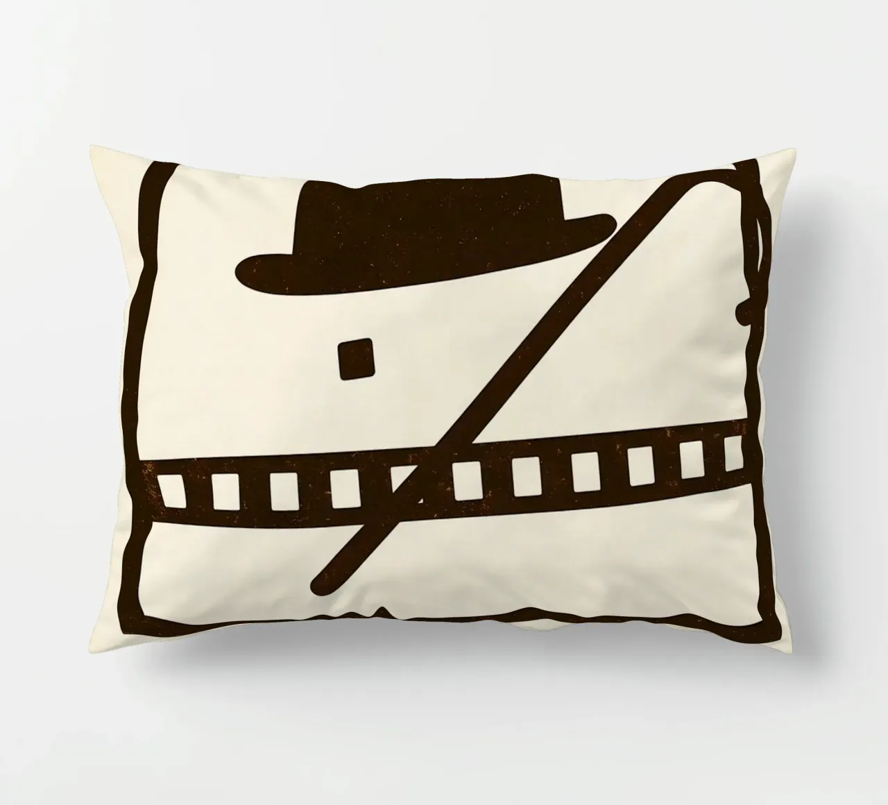Chaplin Print cuscino da MoviesArt