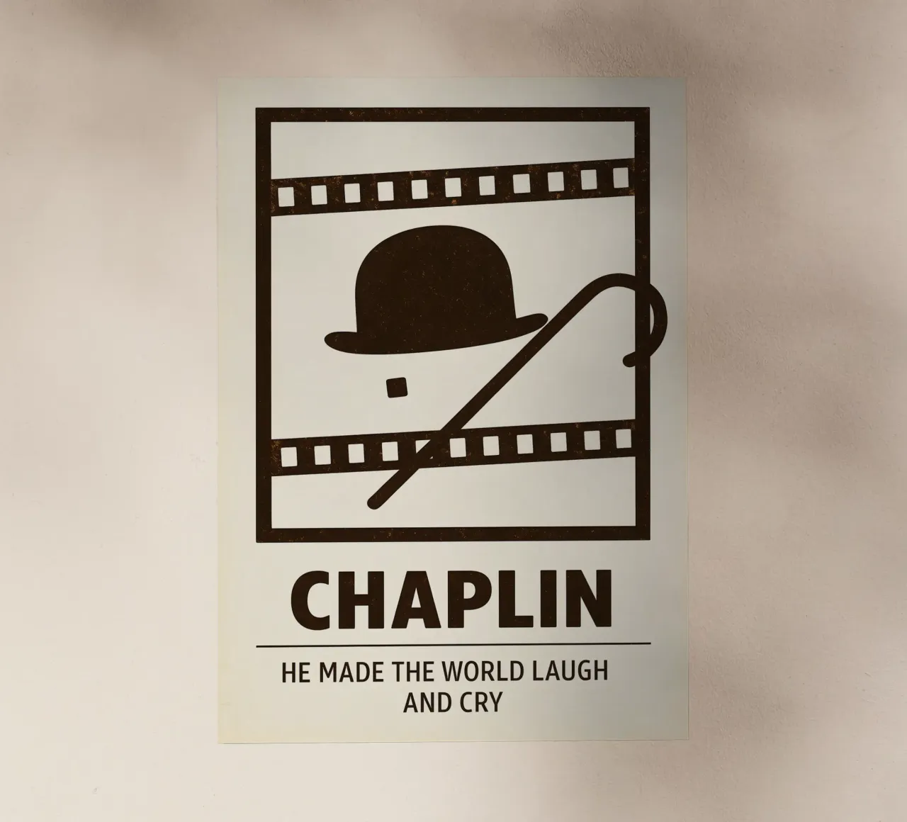 Chaplin Print pellicola backlit da MoviesArt