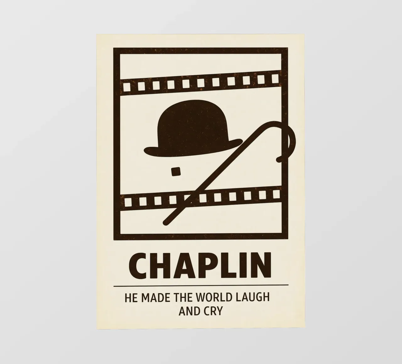 Chaplin Print pellicola backlit da MoviesArt