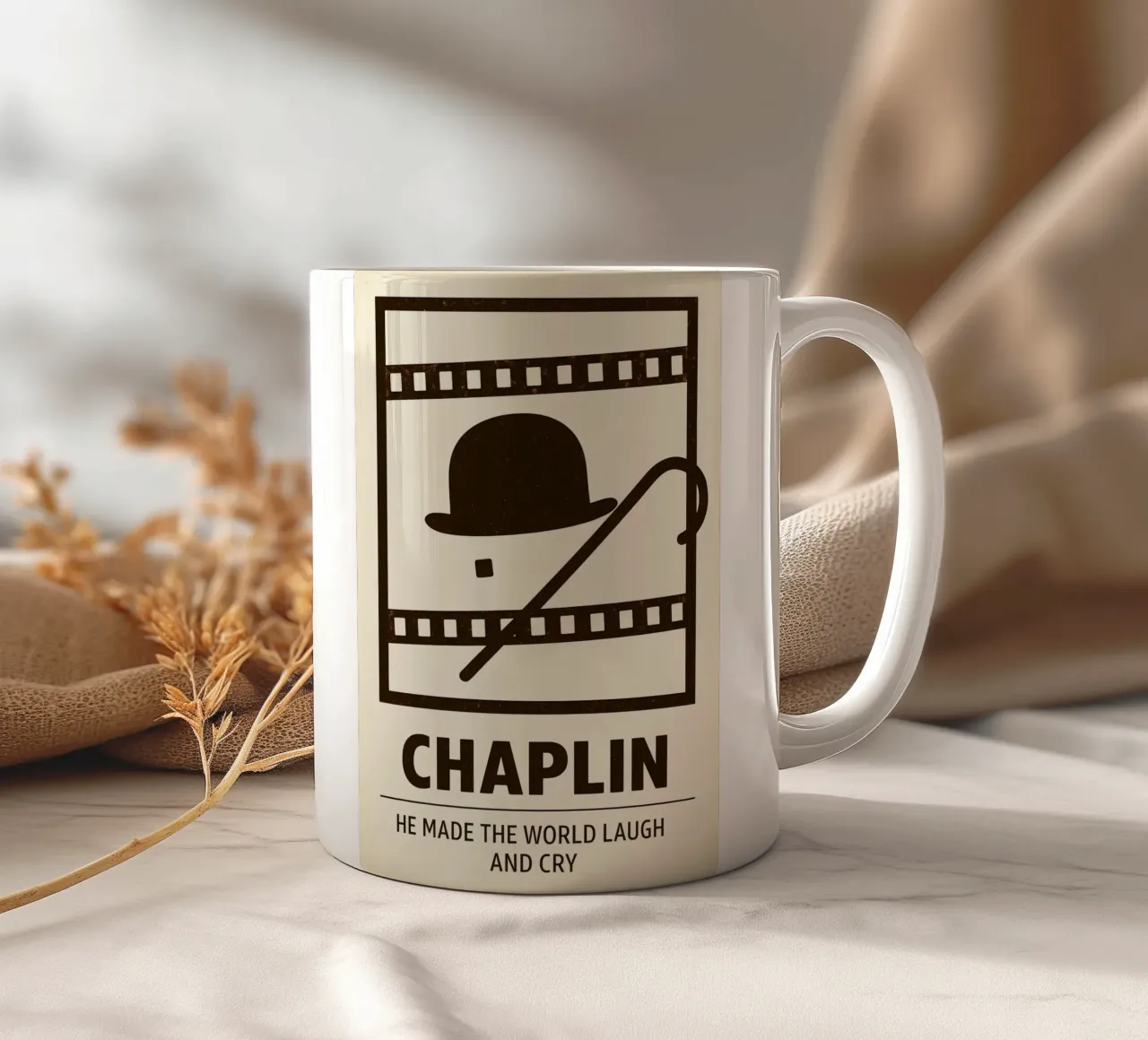 Chaplin Print tazza in ceramica da MoviesArt