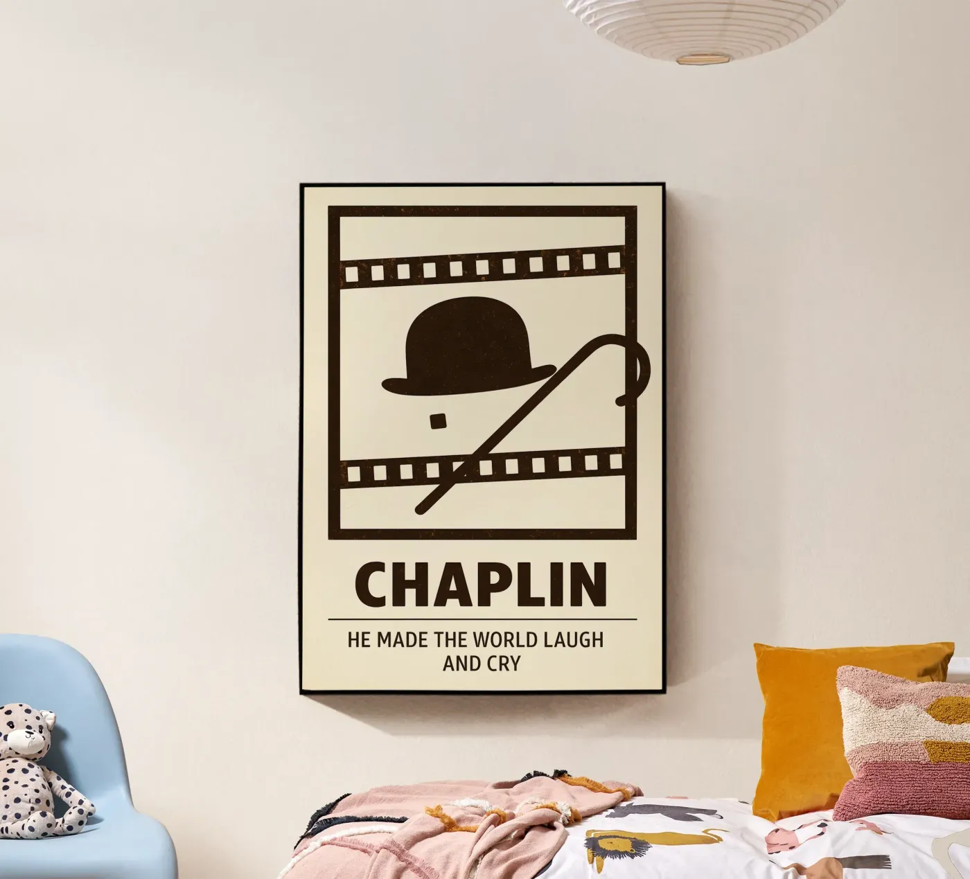 Chaplin Print plexiglas de MoviesArt