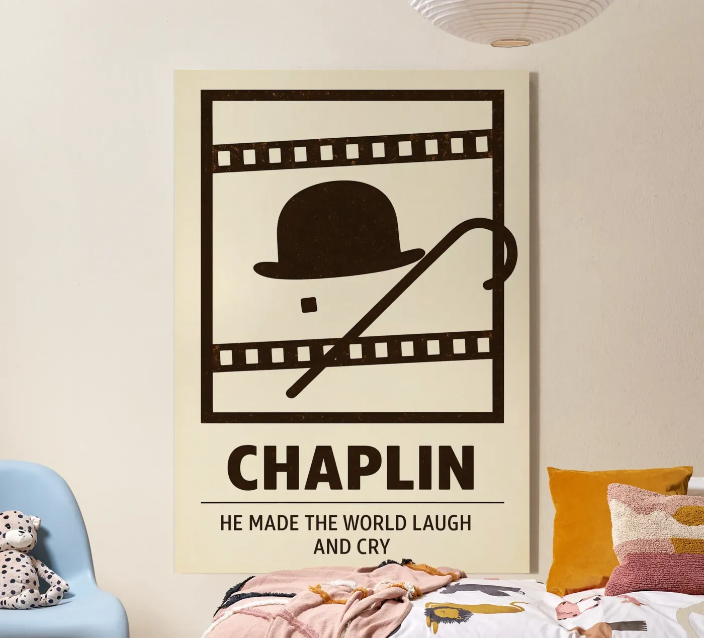 Chaplin Print plexiglas de MoviesArt