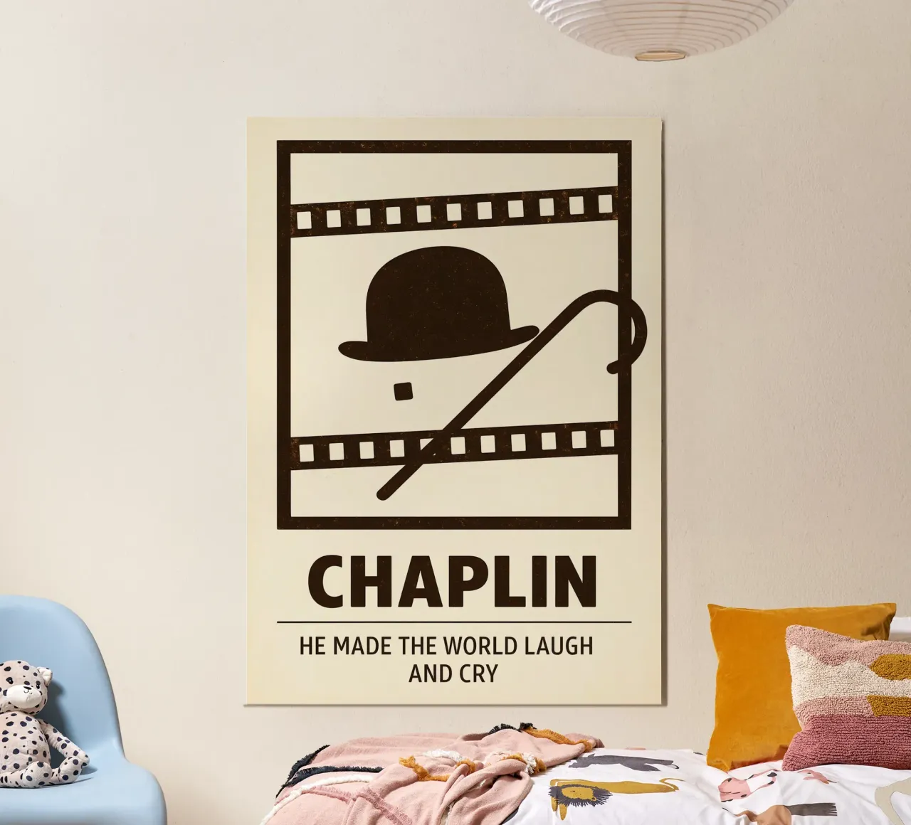 Chaplin Print alluminio dibond da MoviesArt