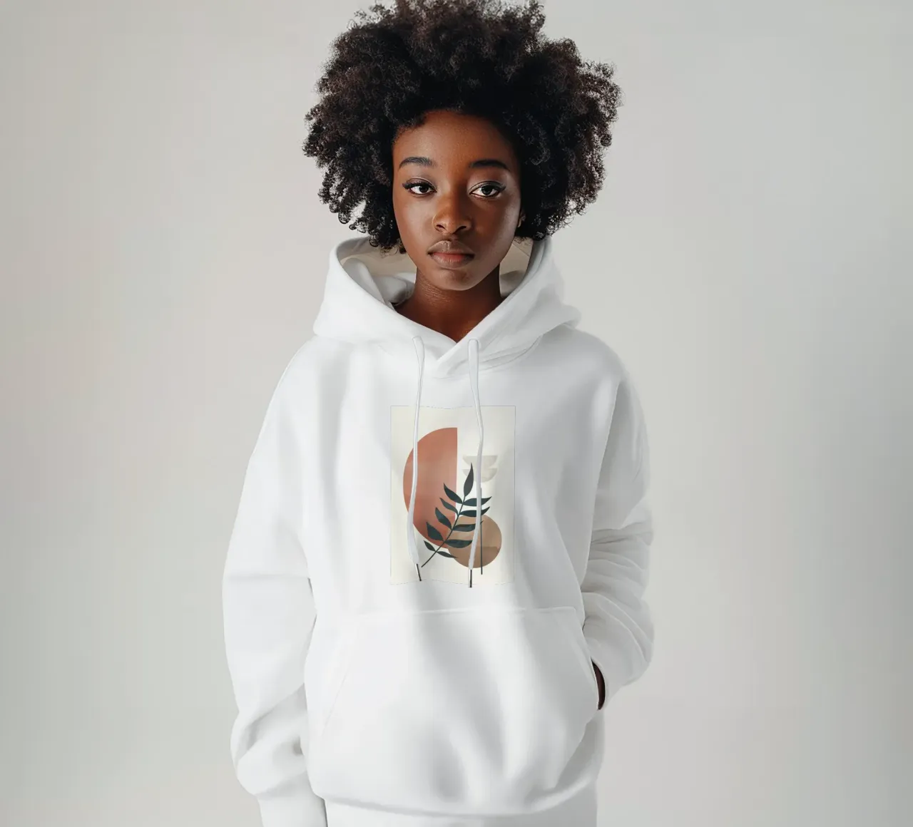 Abstract Rock Geometry 06 felpa con cappuccio da cityart