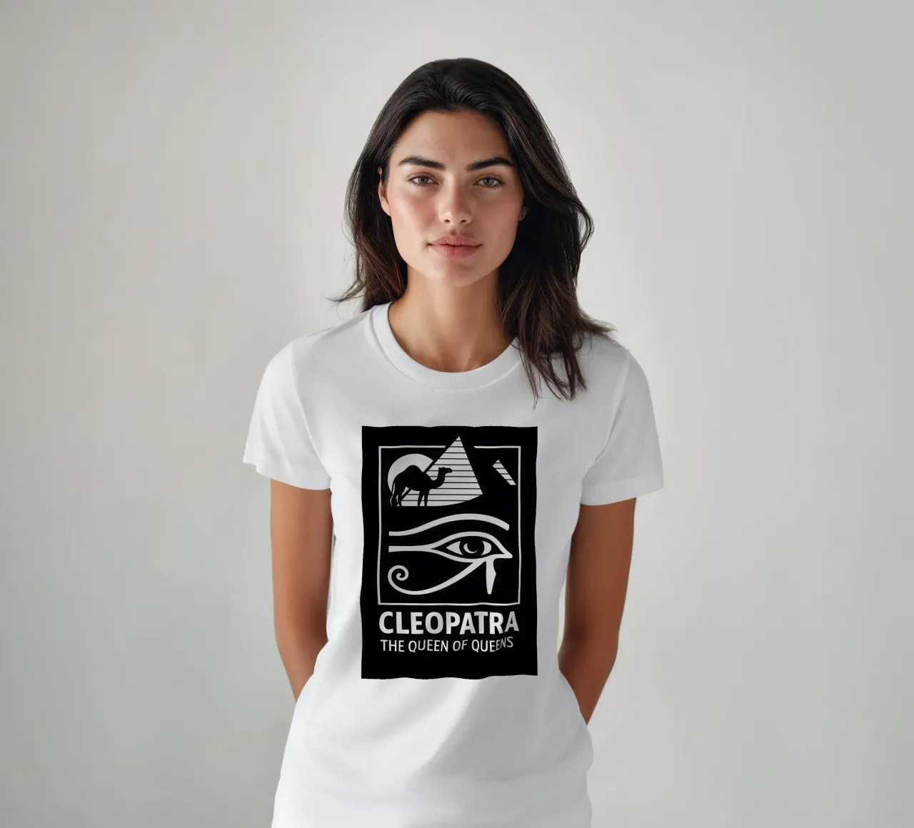 Cleopatra Print t-shirt da MoviesArt