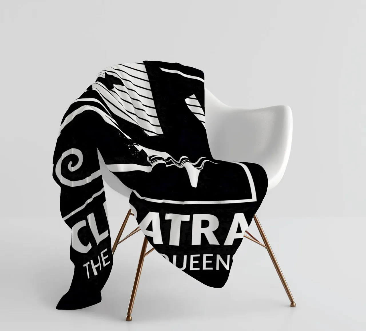 Cleopatra Print coperta in pile da MoviesArt