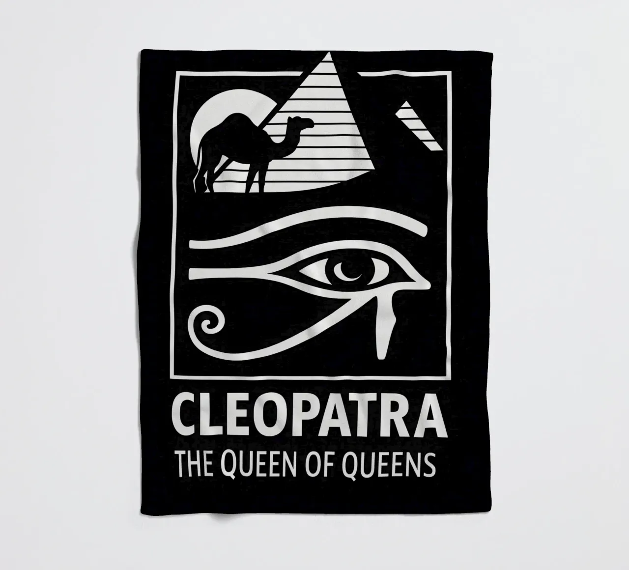 Cleopatra Print coperta in pile da MoviesArt