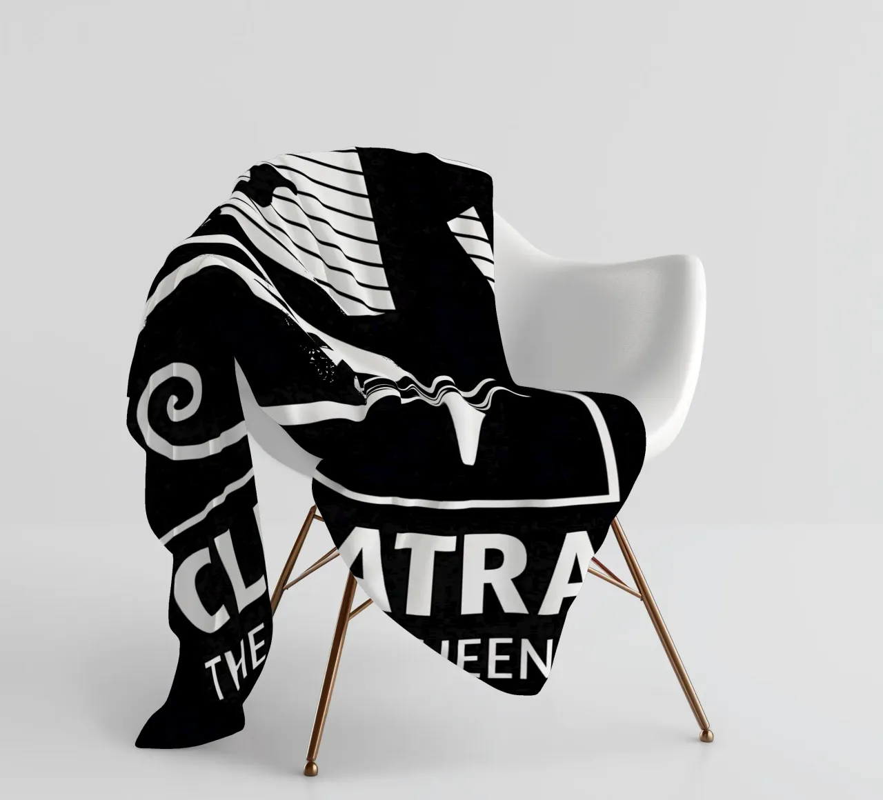 Cleopatra Print coperta in pile da MoviesArt