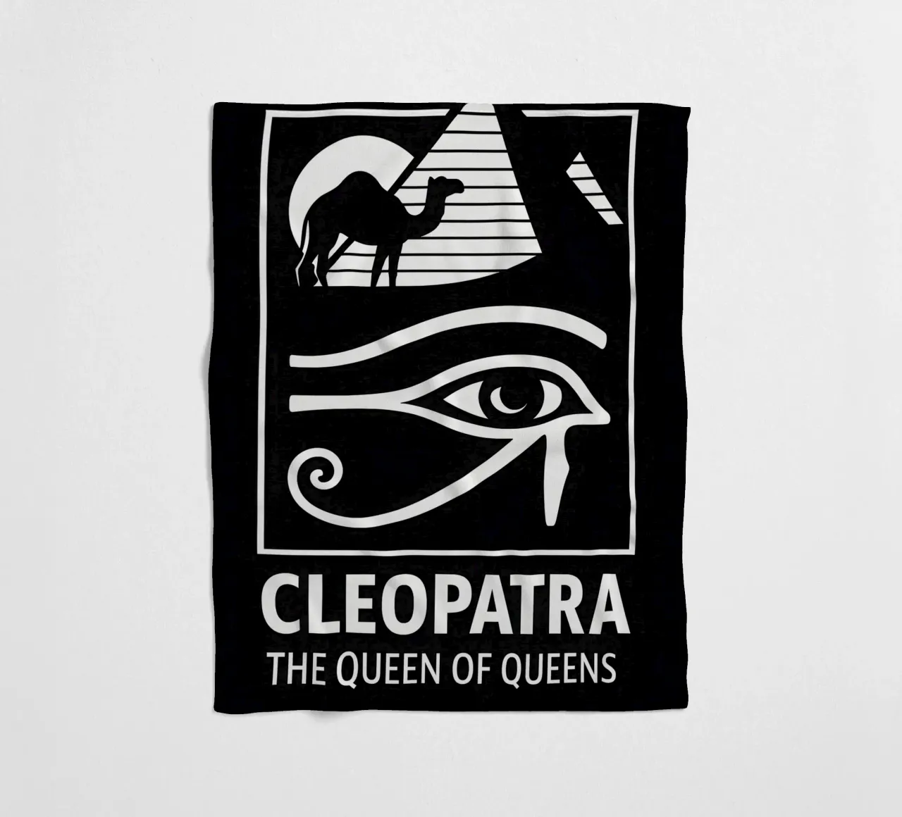 Cleopatra Print coperta in pile da MoviesArt