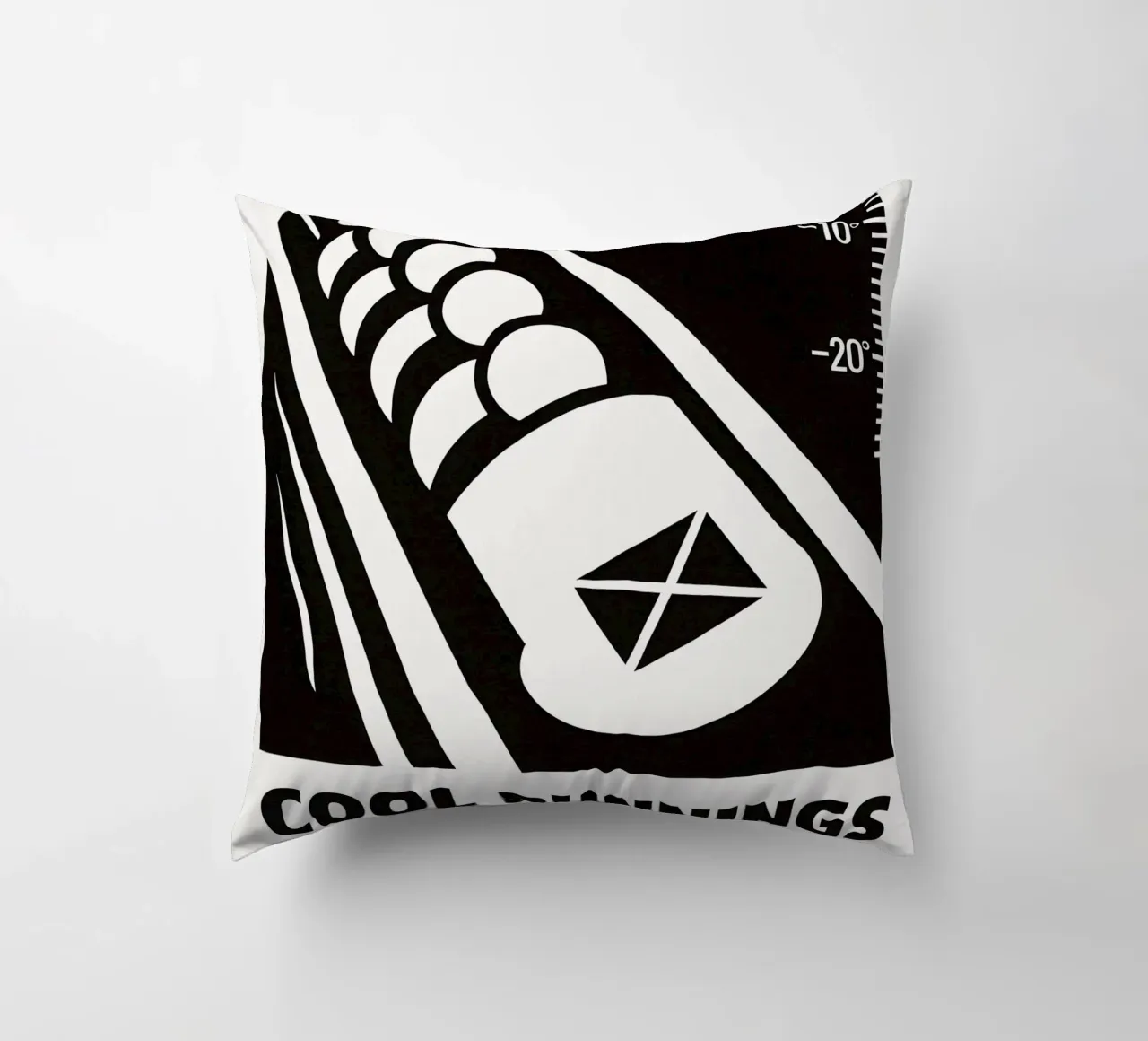 Cool Runnings Print cuscino da MoviesArt