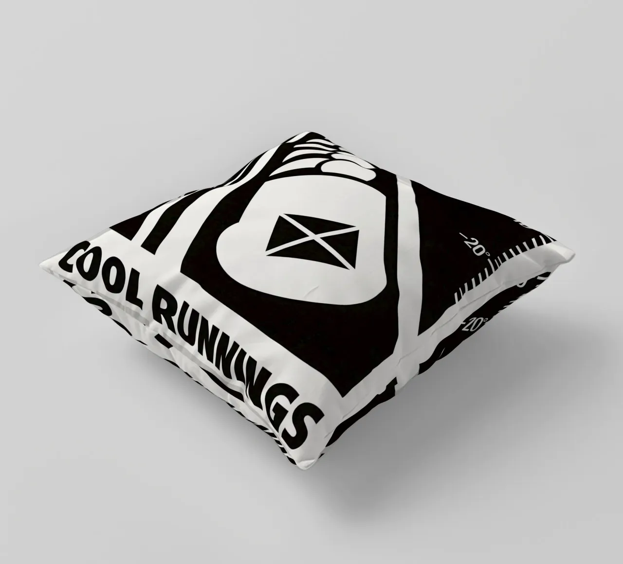 Cool Runnings Print cuscino da MoviesArt