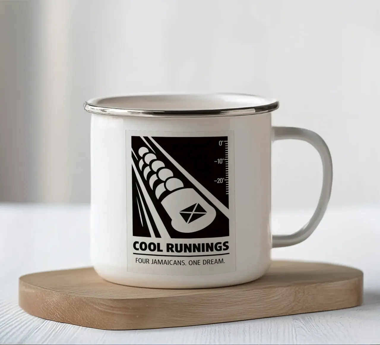Cool Runnings Print tazza in smalto da MoviesArt