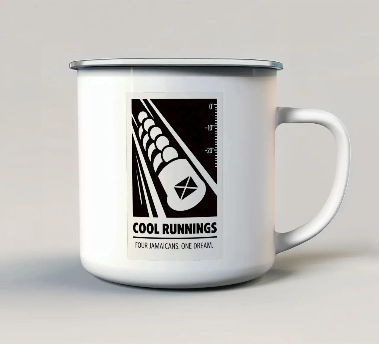 Cool Runnings Print tazza in smalto da MoviesArt