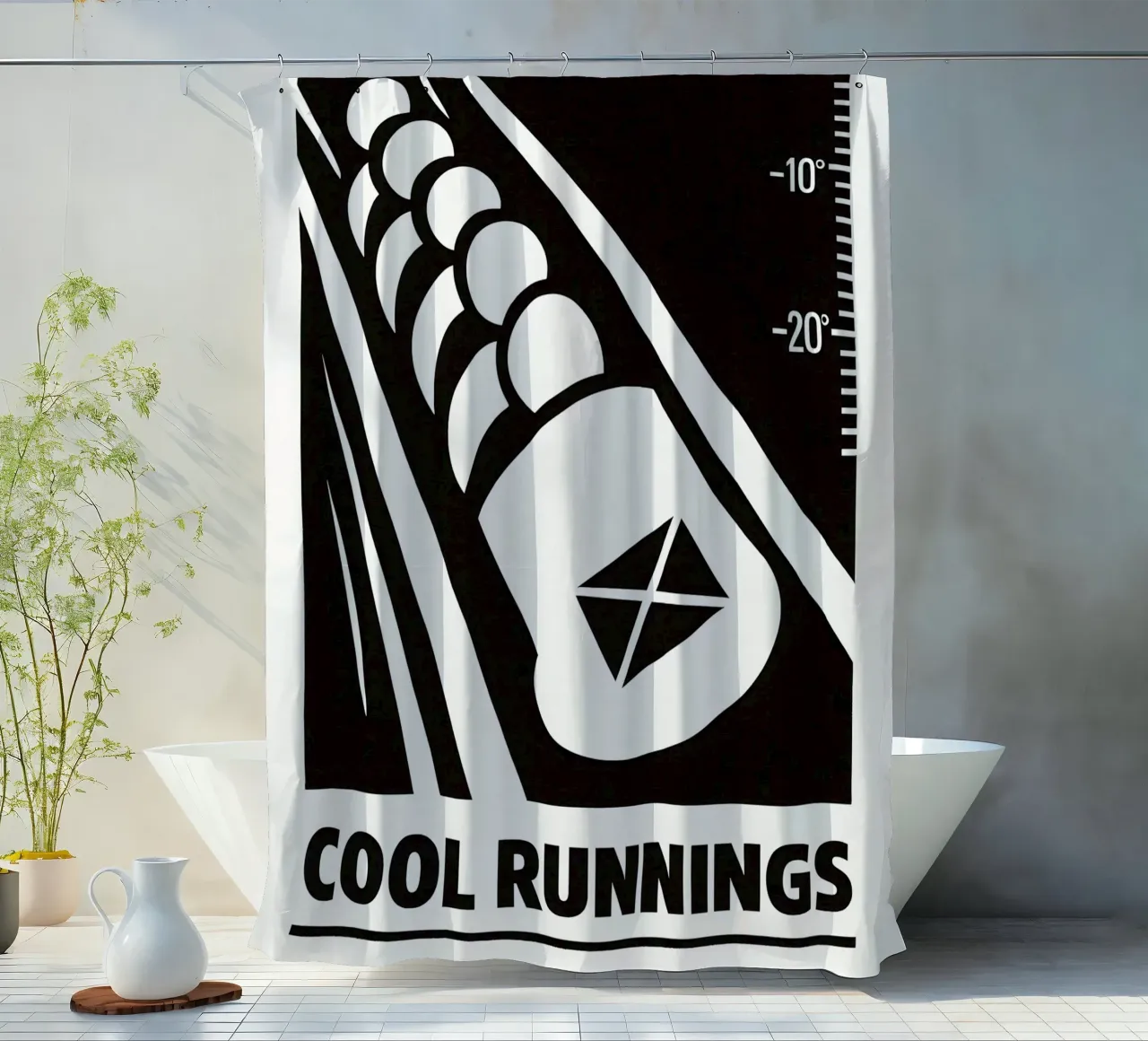 Cool Runnings Print tenda da doccia da MoviesArt