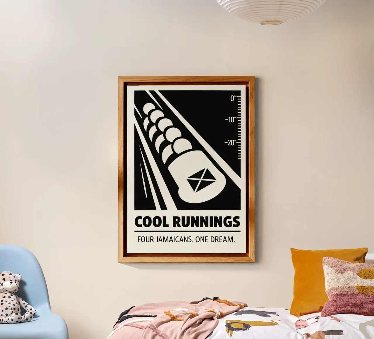 Cool Runnings Print alluminio dibond da MoviesArt