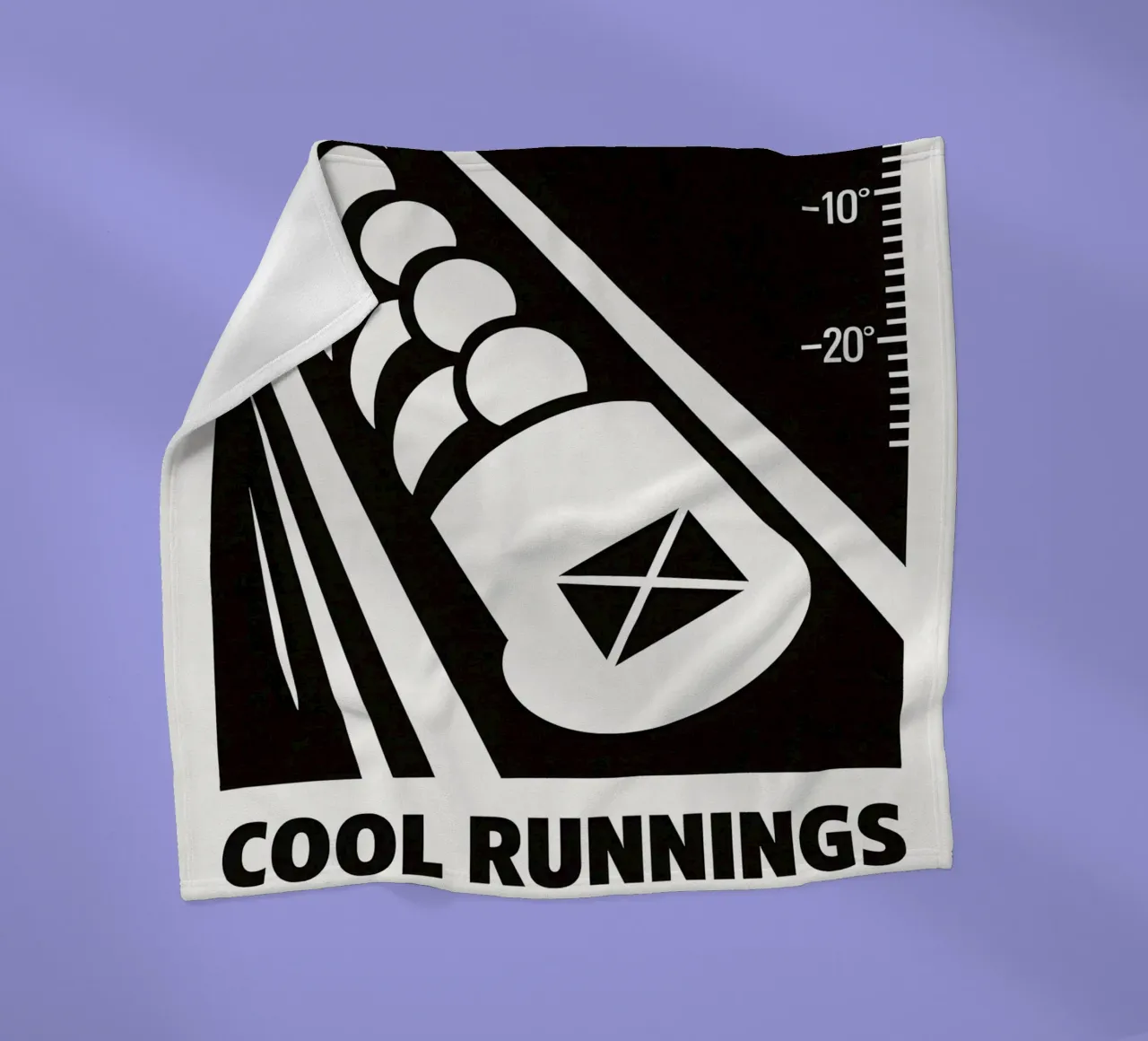 Cool Runnings Print coperta in pile da MoviesArt