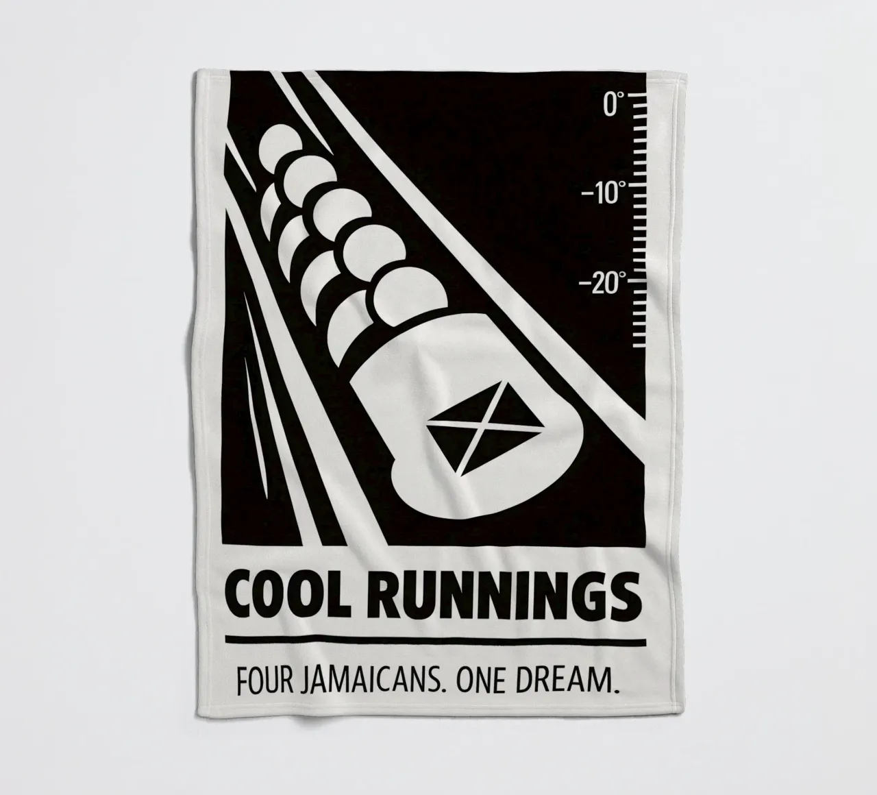 Cool Runnings Print coperta in pile da MoviesArt