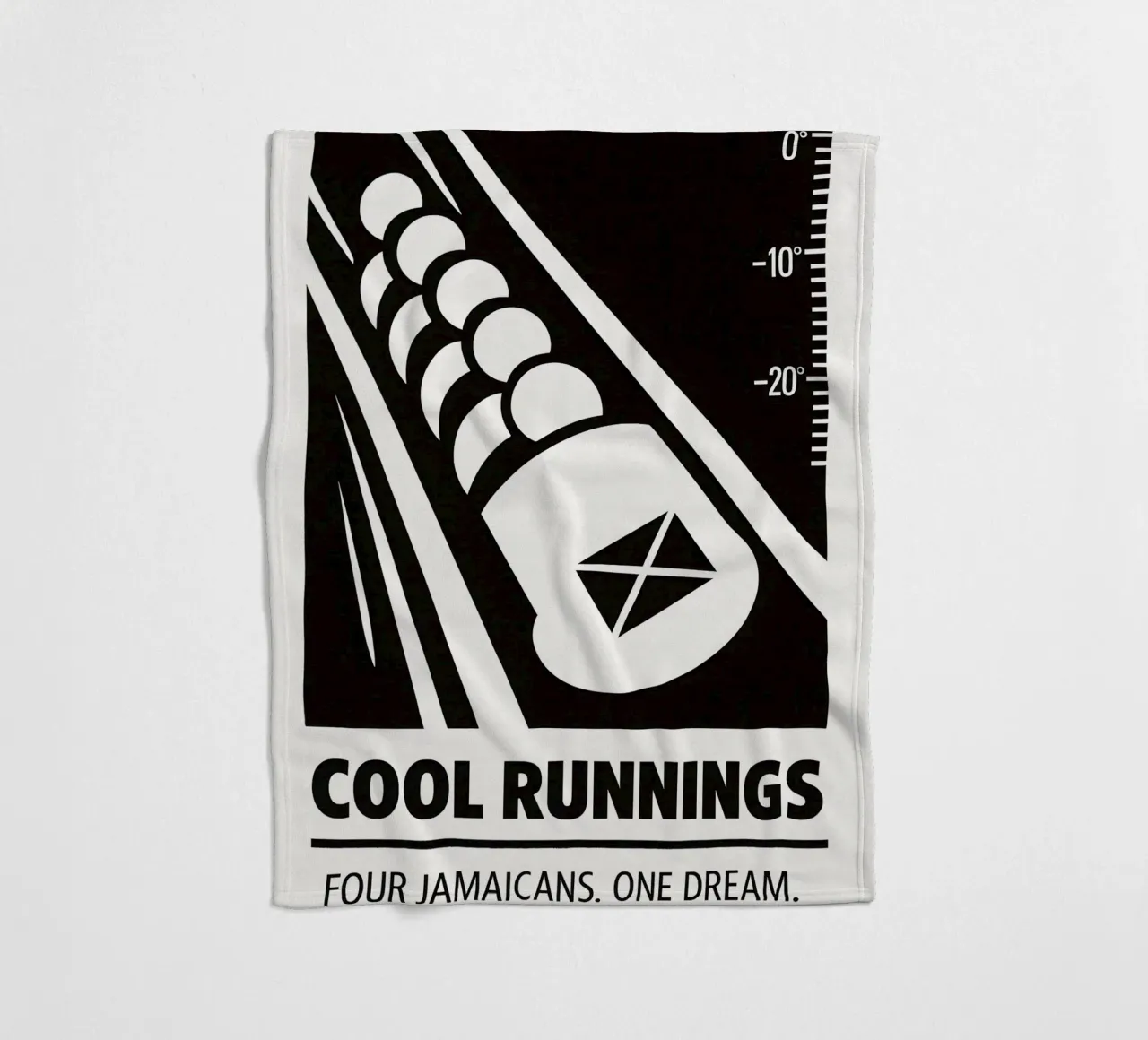 Cool Runnings Print coperta in pile da MoviesArt
