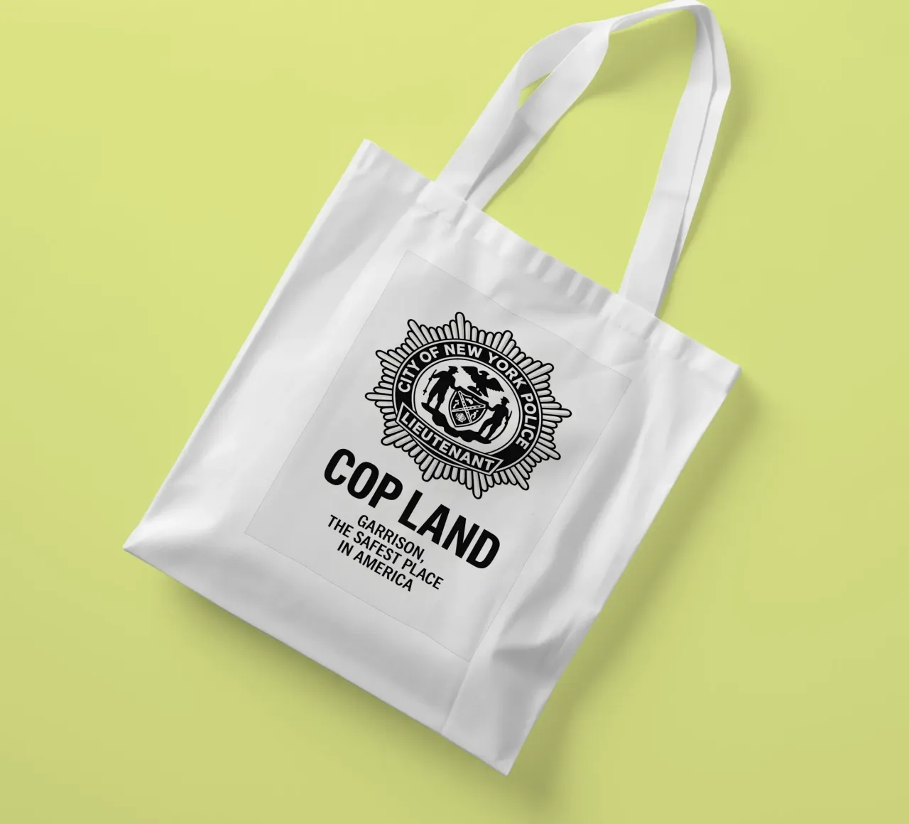 Cop Land Print tote bag by MoviesArt