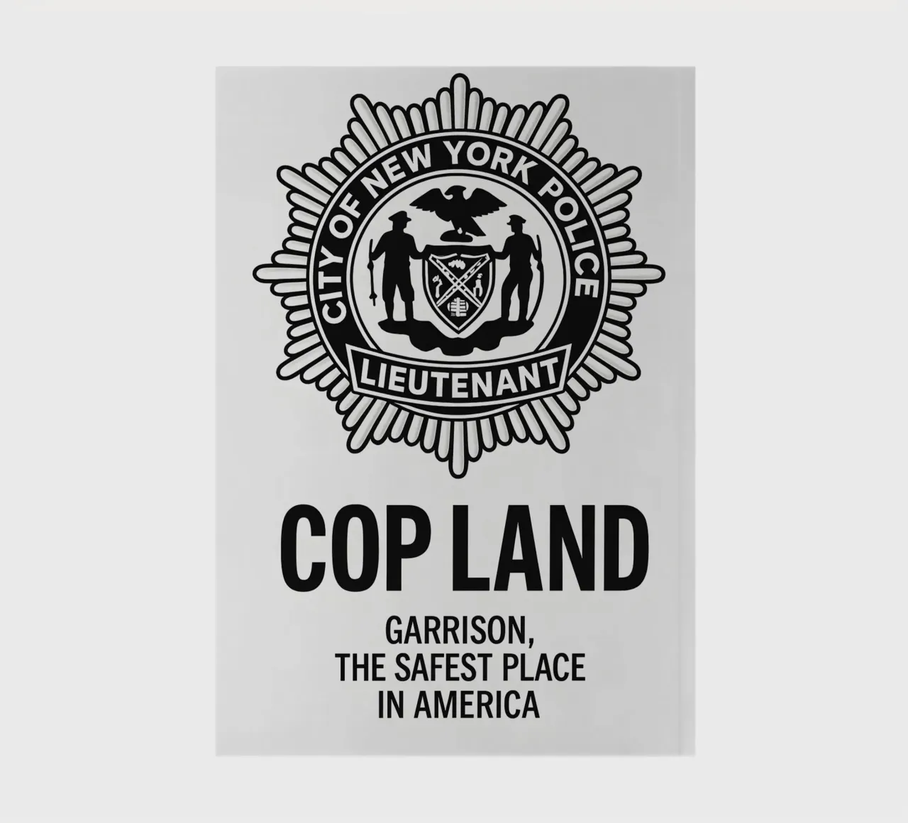 Cop Land Print notebook by MoviesArt