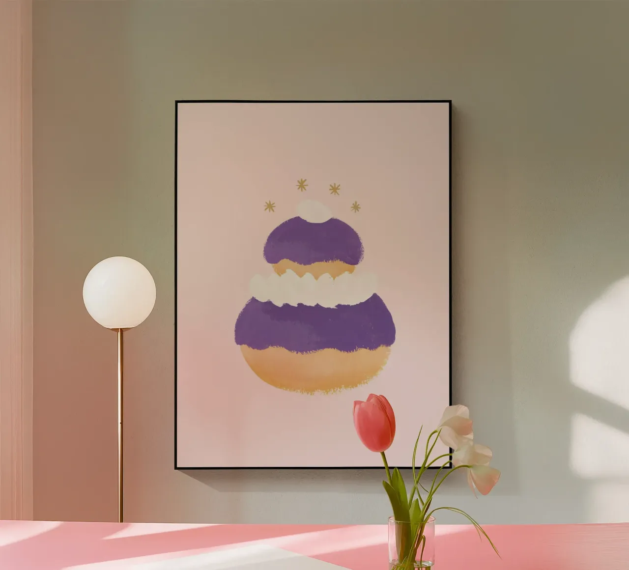 Torta francese - Viola plexiglass da intemporalis