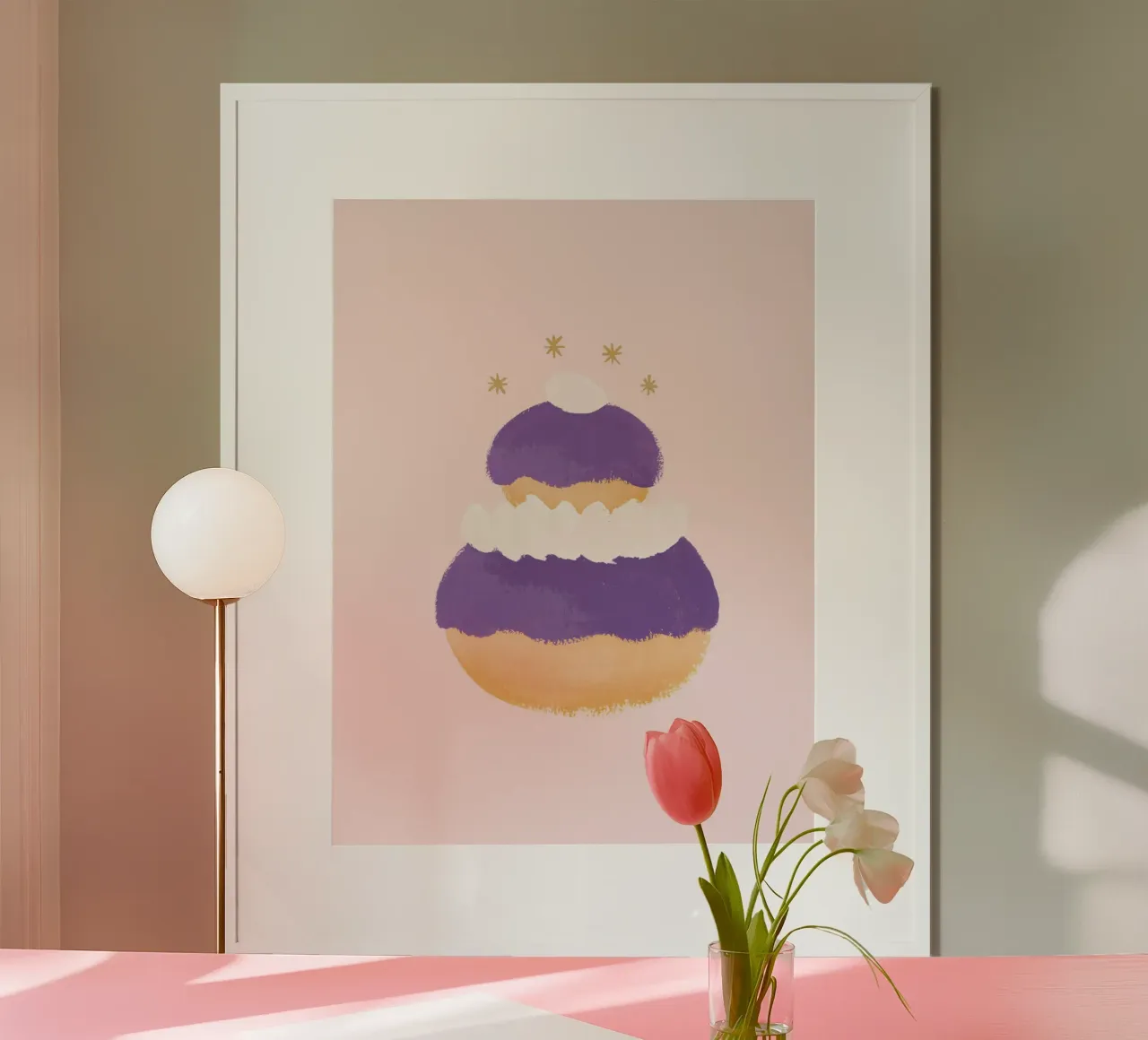Torta francese - Viola carta hahnemühle da intemporalis