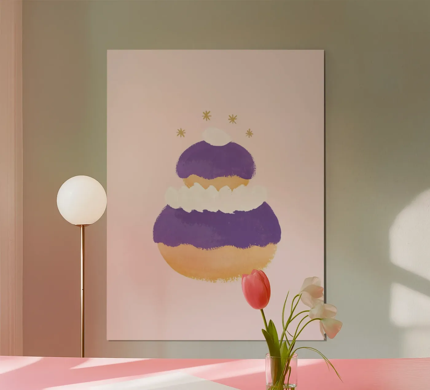 French Cake - Violet poster by intemporalis