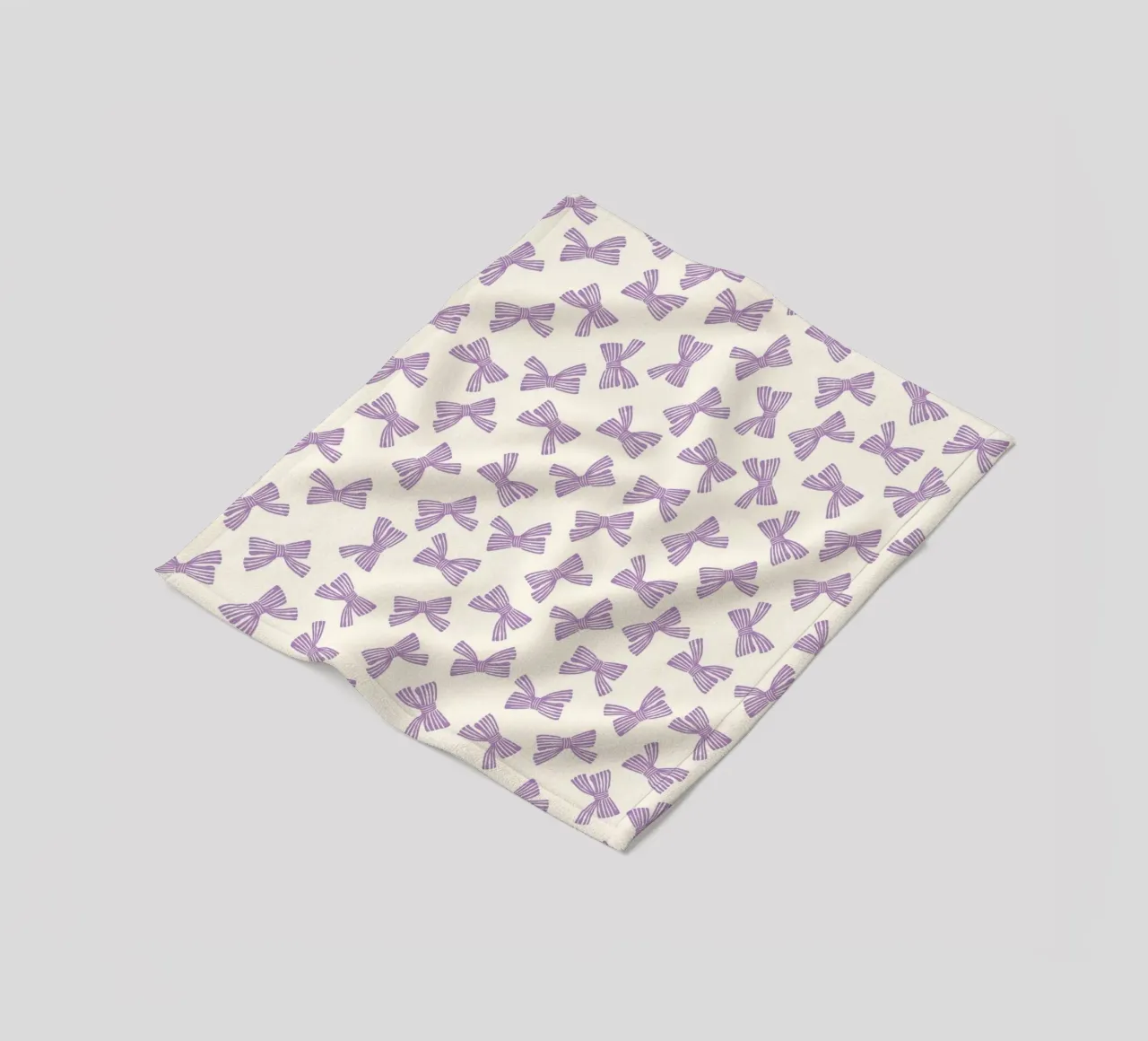 Ribbon Bow Pattern - Purple coperta in pile da intemporalis