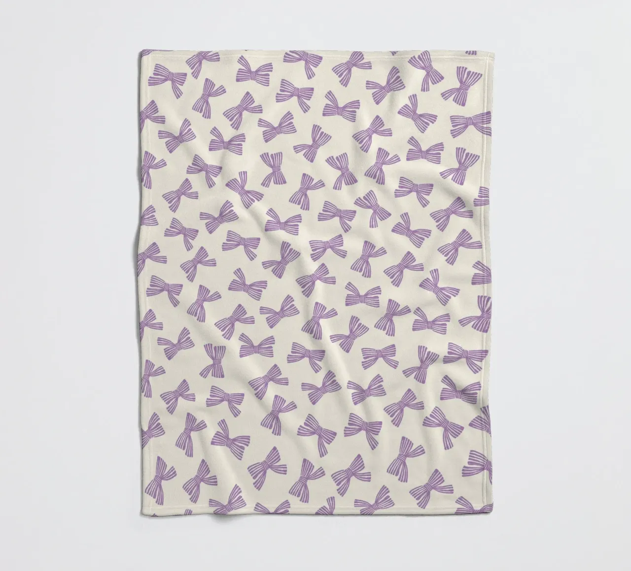 Ribbon Bow Pattern - Purple coperta in pile da intemporalis