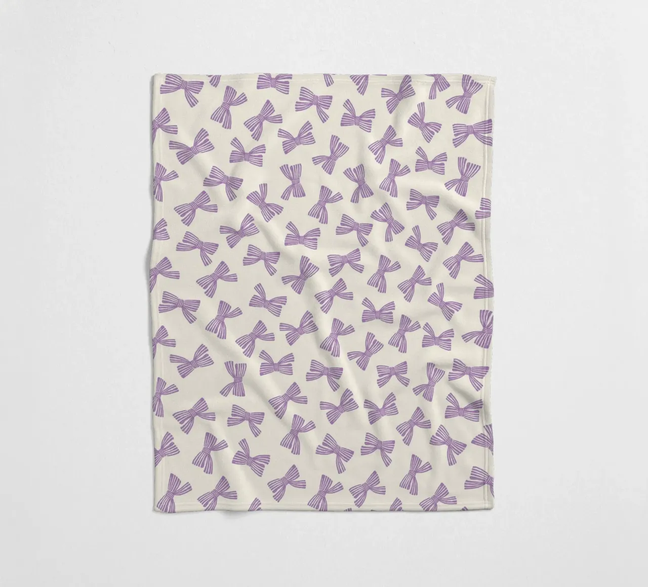 Ribbon Bow Pattern - Purple coperta in pile da intemporalis