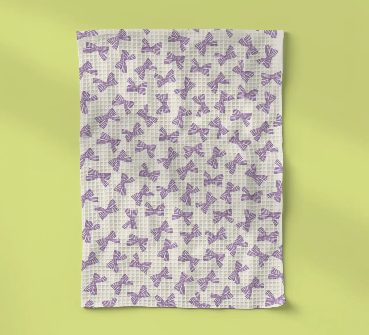 Ribbon Bow Pattern - Purple canovaccio da cucina da intemporalis