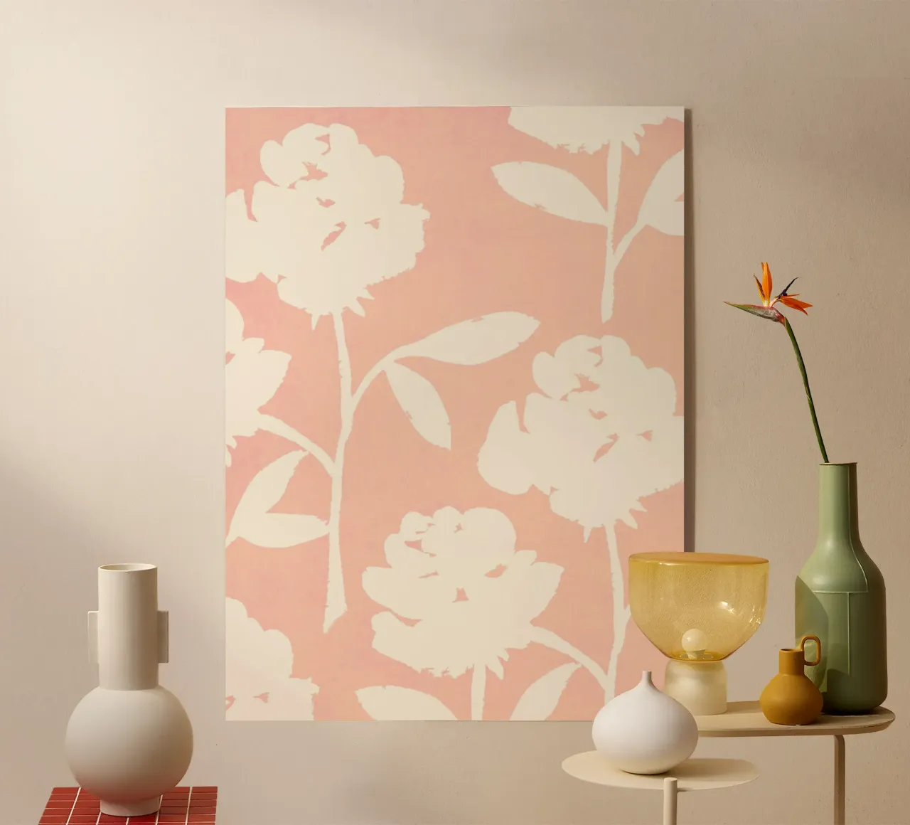 Rose Pattern - Pink plexiglass da intemporalis