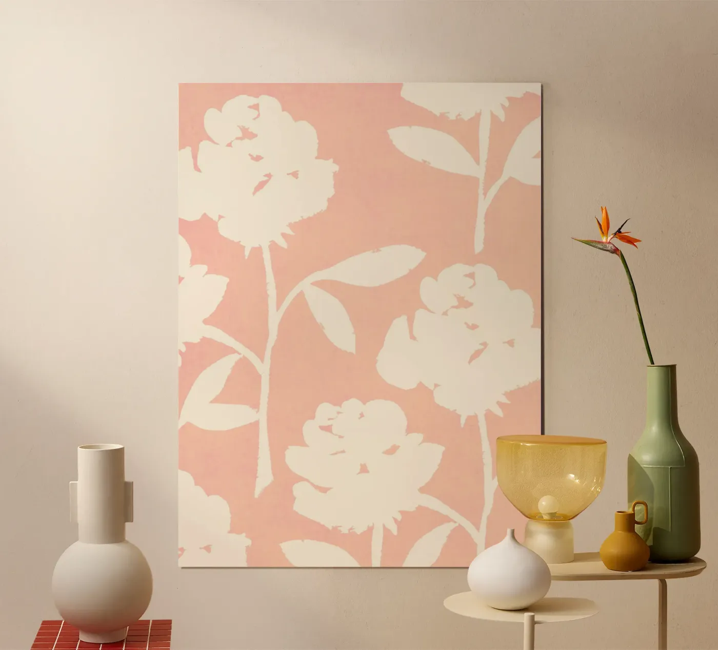 Rose Pattern - Pink Poster von intemporalis