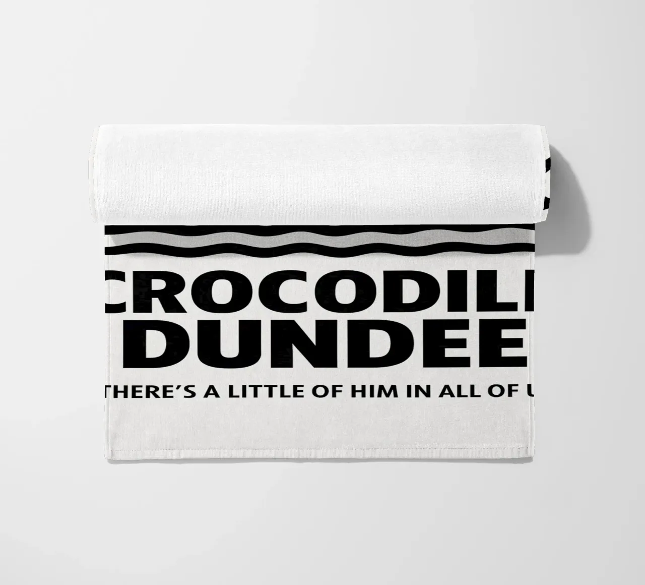 Crocodile Dundee Print telo mare da MoviesArt