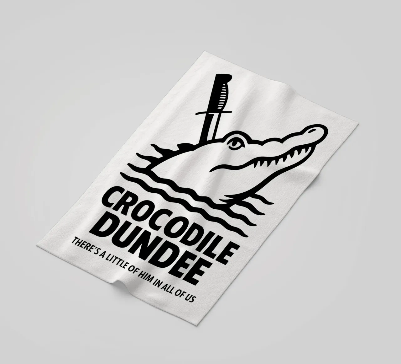 Crocodile Dundee Print telo mare da MoviesArt