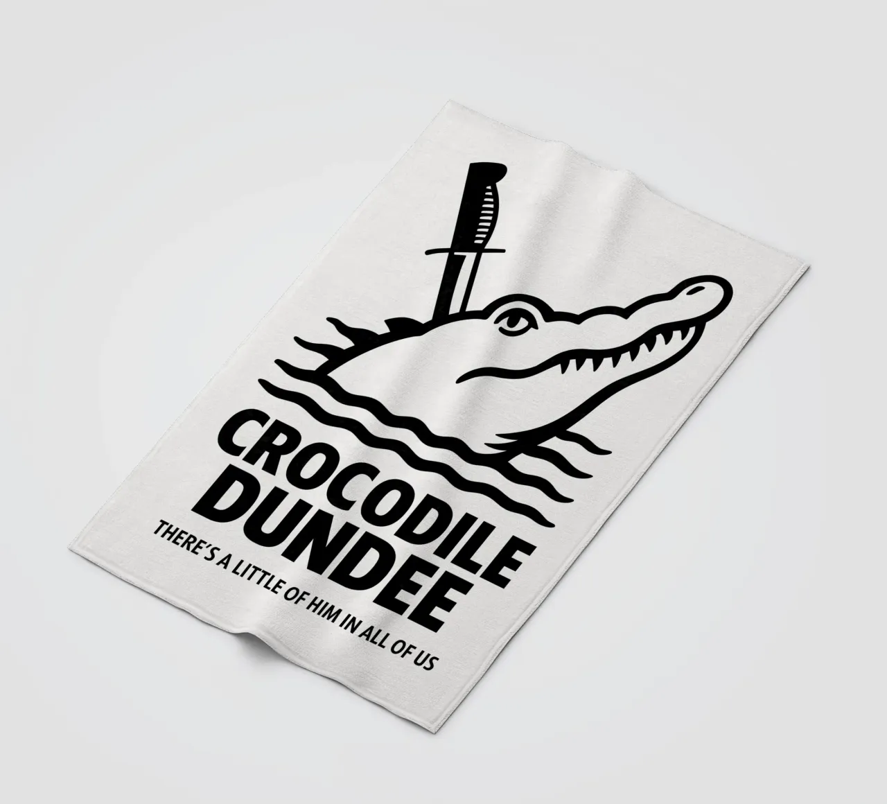 Crocodile Dundee Print coperta in pile da MoviesArt