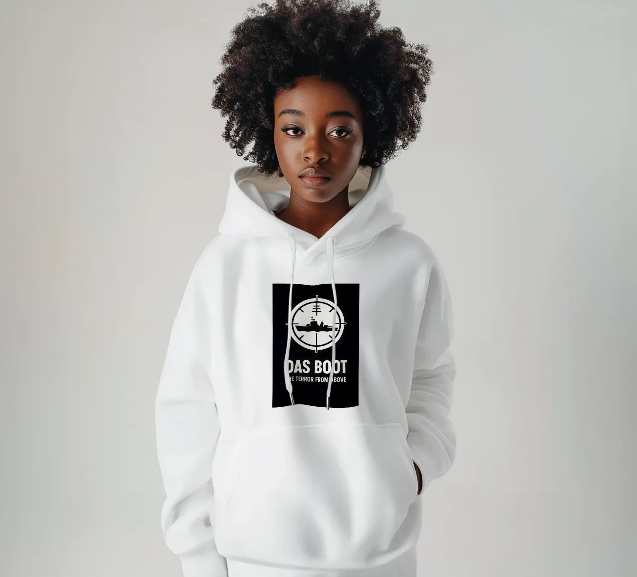 Das Boot Print felpa con cappuccio da MoviesArt