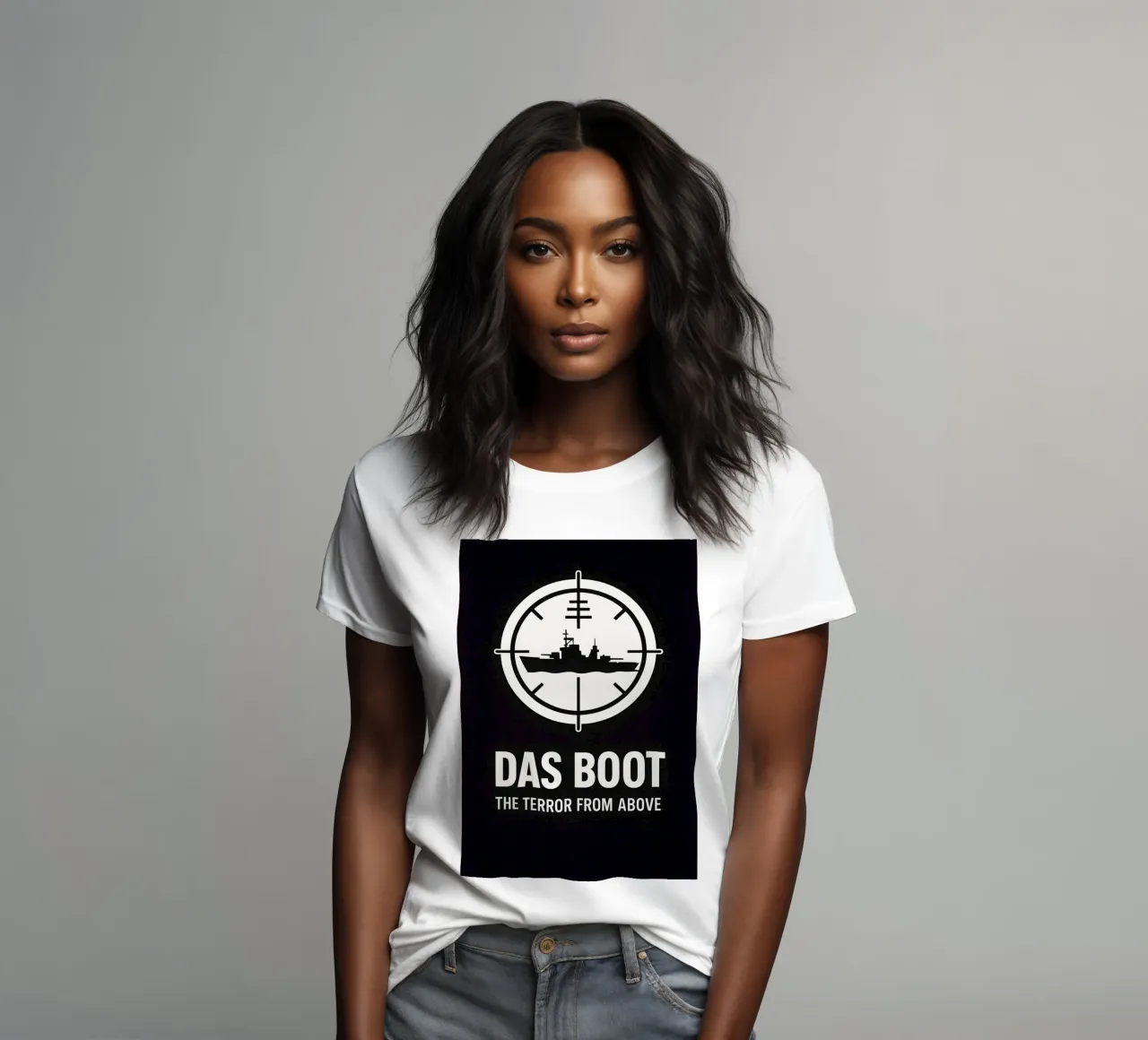 Das Boot Print t-shirt da donna da MoviesArt