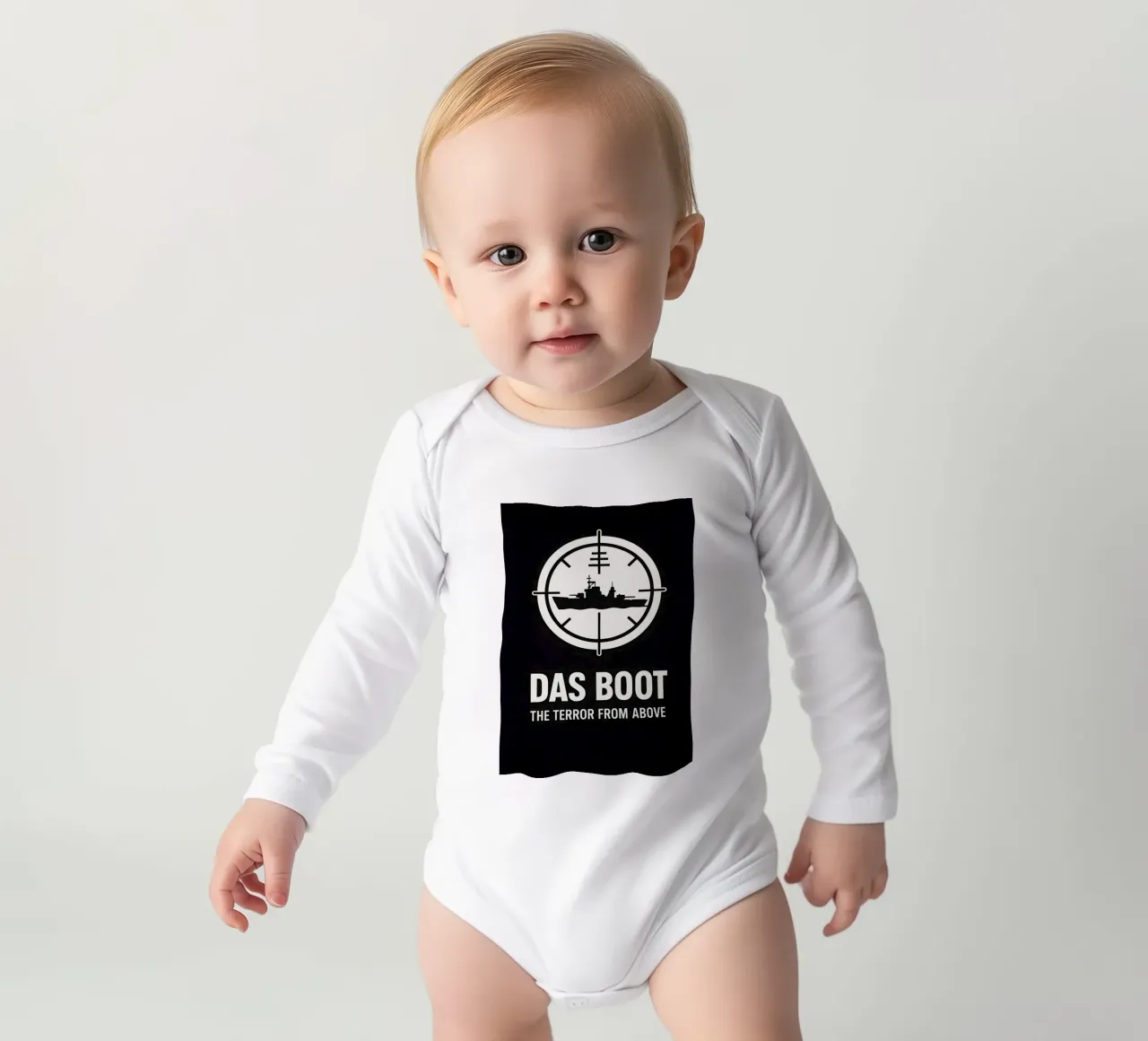 Das Boot Print body neonato maniche lunghe da MoviesArt