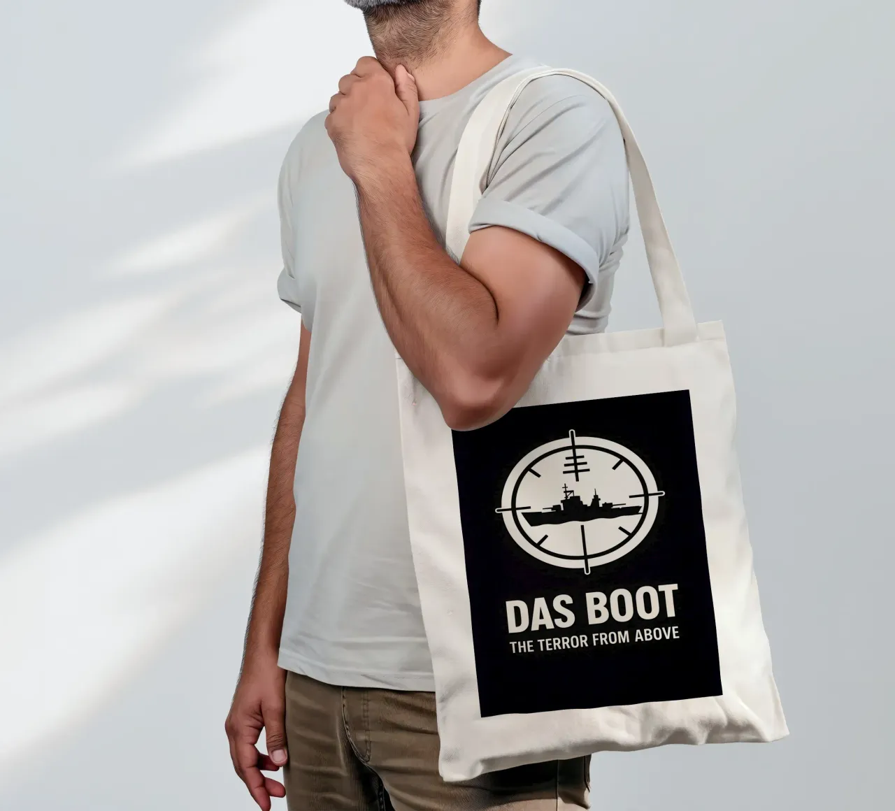 Das Boot Print borsa in juta da MoviesArt