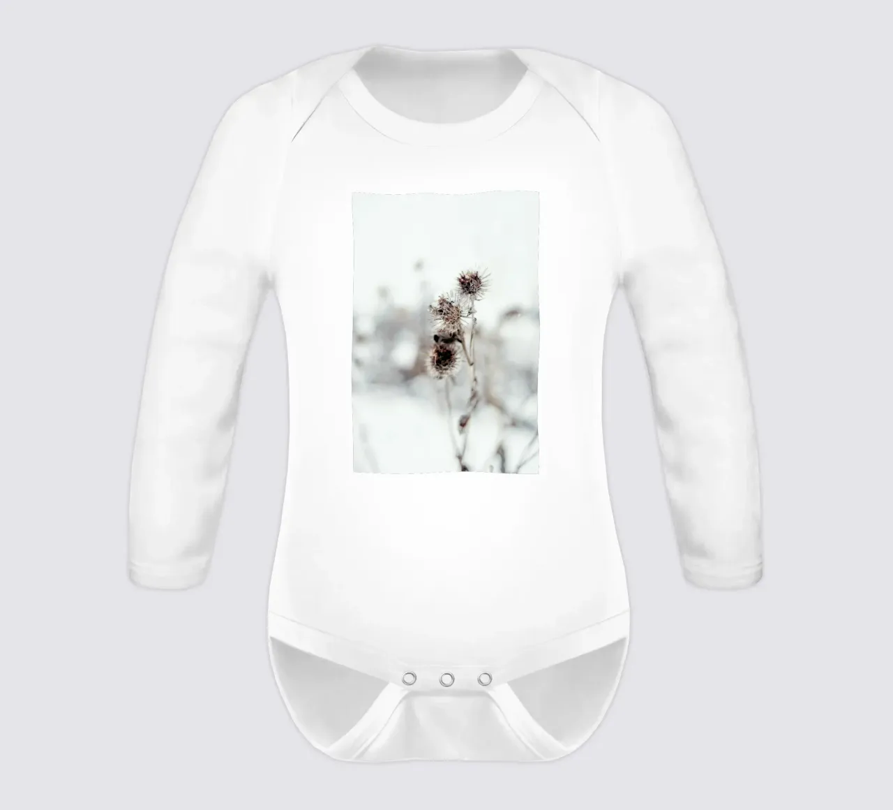 Thistle long-sleeve baby romper by EyeEm Mobile GmbH